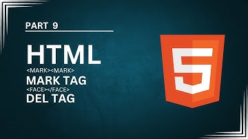 HTML Tutorial #9: Mark tag and Del tag