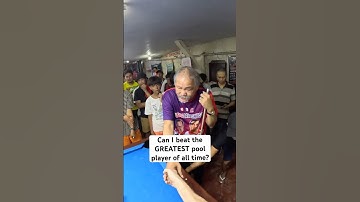 Can I beat EFREN REYES in a single game of pool? #shorts