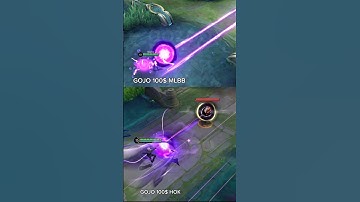 Gojo MLBB vs HOK Expensive skin mobile legends vs honor of kings #mlbb #hok