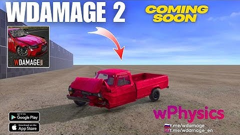 WDAMAGE 2: SOFTBODY CAR CRASH | New Progress 🎉