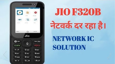 JIO F320B Network Running Problem.The network keeps running and others Network issue solve solution.