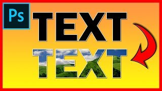 How to put an image inside a text in Photoshop CC - Tutorial screenshot 5
