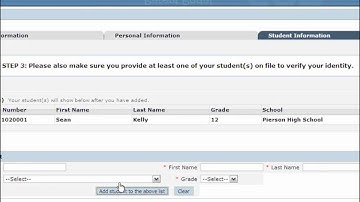 Parent Portal Registration Demonstration