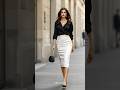 Elegant Skirt Outfits with Blouses | BELISVAYA Style ✨ #outfit #shorts