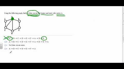 MGF 1107 Section 13.2 Euler Circuit Example