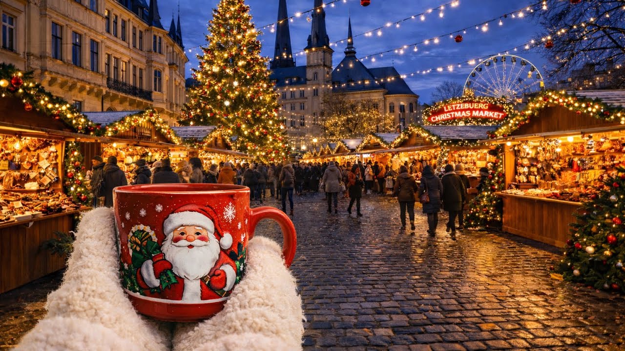 Люксембург  - Самая красивая рождественская ярмарка в мире - Пешеходная экскурсия