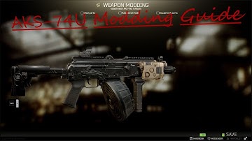 How to Mod the AKS-74U - Escape From Tarkov