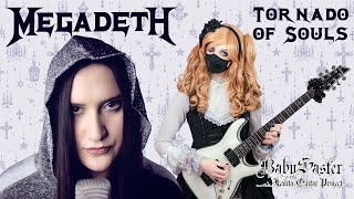 【Megadeth】 - 「Tornado of Souls」VOCAL + GUITAR COVER † BabySaster &amp; Marina Dressiou
