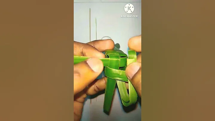 How To Make Coconut Leaf Square Basket #shorts #basket