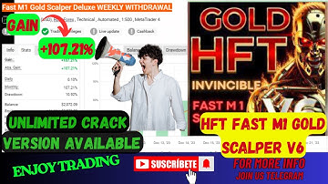 HFT Fast M1 Gold Scalper v6 | MT4 Installation + Strategy Overview (No DLL) | Best Forex EA 2025|