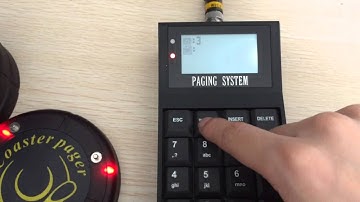 how to change coaster pager number