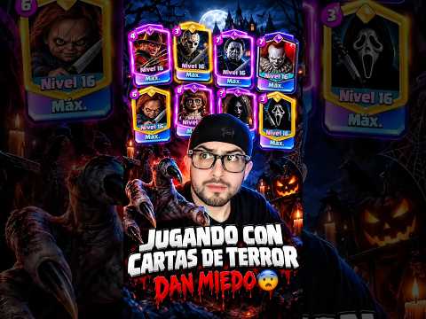 Jugando con CARTAS DE TERROR 😨NUNCA JUEGUEN A LAS 3AM 💀 #clashroyale