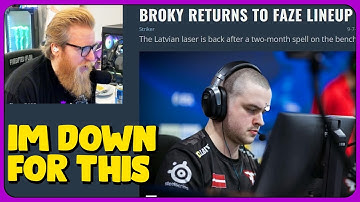 fl0m Reacts to Broky Returns to FaZe Clan