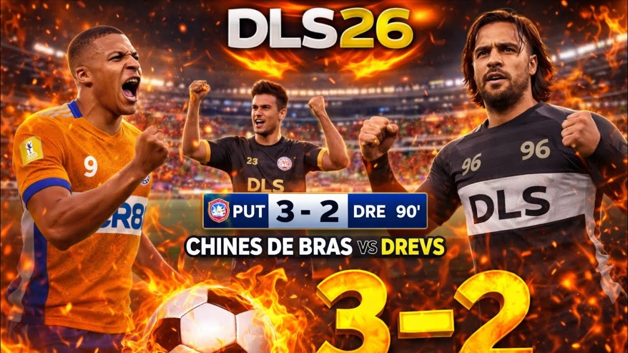 Drevs-chines de Bras partido dls26 ⚽️⚽️💪 goles 🤯