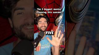 The 5 BIGGEST movies coming to theaters this summer! #movies #spiderman #christophernolan #mcu
