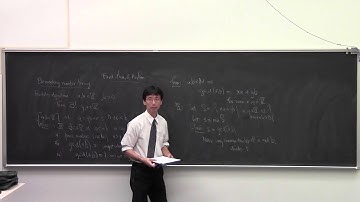 Math 139 Fourier Analysis Lecture 33: Elementary Number Theory