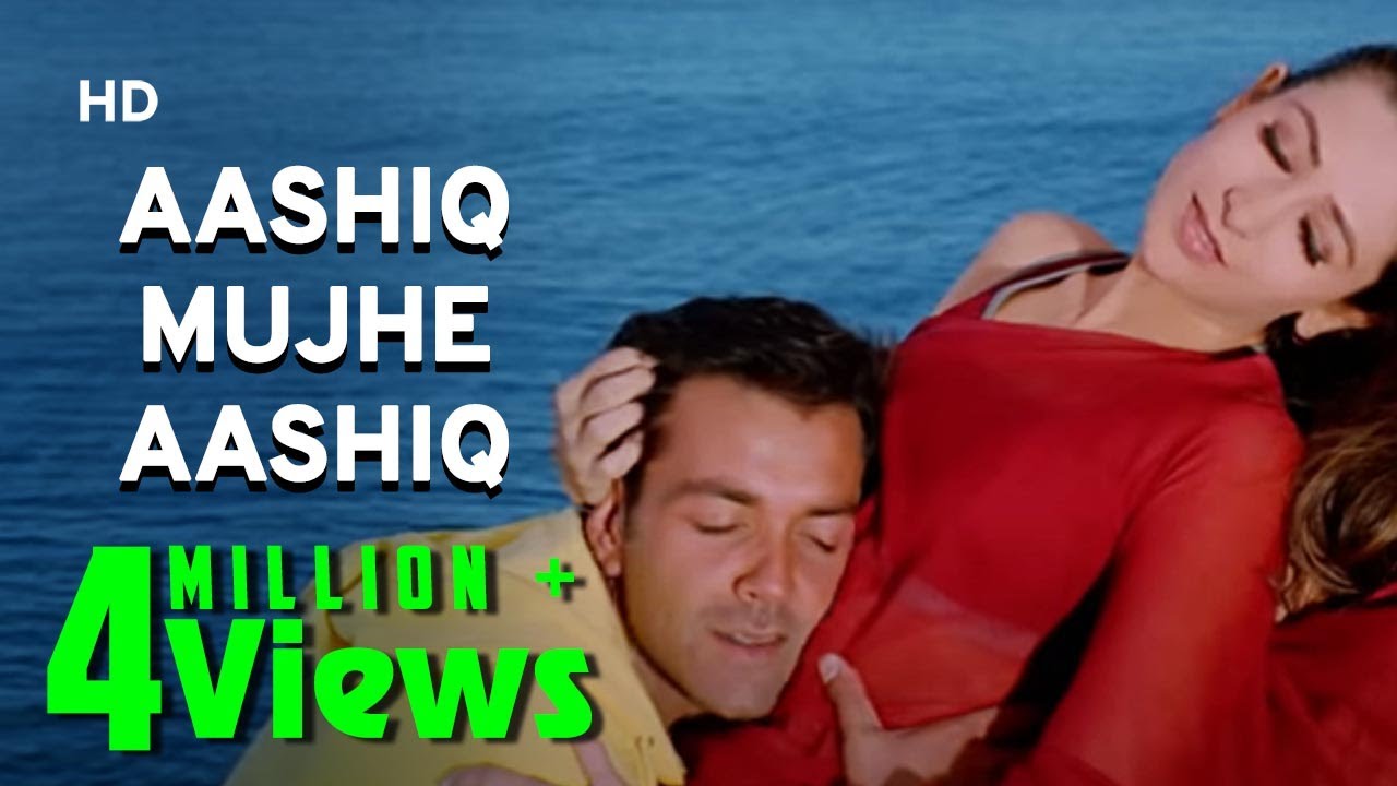 Aashiq Mujhe Aashiq Song  Aashiq 2001 Song  Karisma Kapoor  Bobby Deol  2000s Best Song