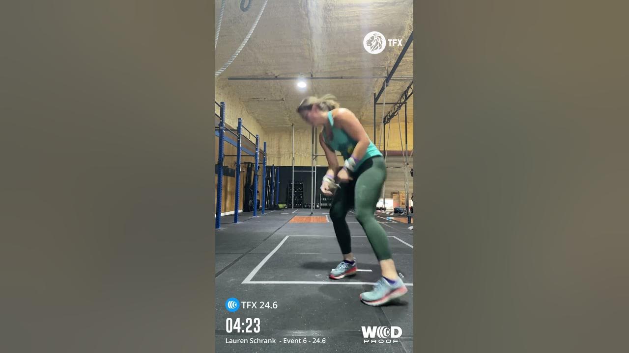 TFX Qualifier Workout 24.6 YouTube