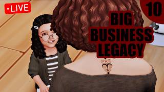 Doing it for the Kids 🫂 | Big Business Legacy Gen 2 Ep. 10| Sims 4 Live Steam