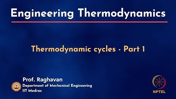 Tutorial 9 - Thermodynamic cycles - Part 1