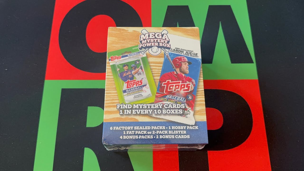 Mystery Friday: MLB Baseball Mega Mystery Power Box #4! ⚾