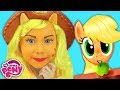 My Little Pony Kids Makeup Alisa Painting with Colors Paints & Pretend Play with doll Equestria Girl