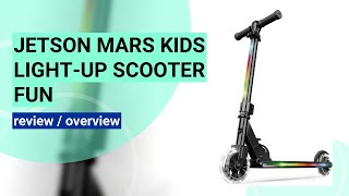 Review of the Jetson Mars Kids 2-Wheel Light-Up Kick Scooter: Fun, Safe, and Portable!