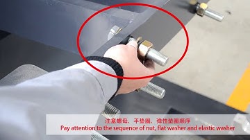 MiMA 3 way pallet stacker mast installation