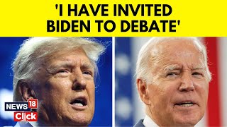 U.S News | Biden Says He’s Happy To Debate Trump Ahead Of November’s Election | News18 | N18V