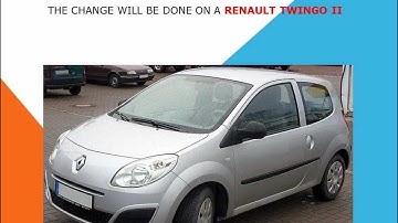How to replace the air cabin filter   dust pollen filter on a Renault Twingo II