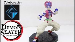 Demon Slayer / Como hacer a Akaza de plastilina epoxica - how to make a akaza in clay