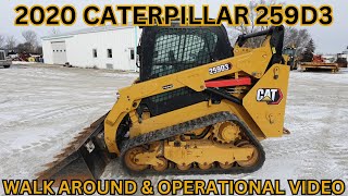 2020 CATERPILLAR 259D3 Skid Steer Walk Around & Operational Video     $44,900