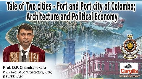 Inaugural Lecture Series #37: Prof. D.P.Chandrasekara