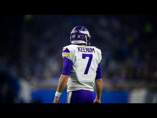 keenum vikings jersey