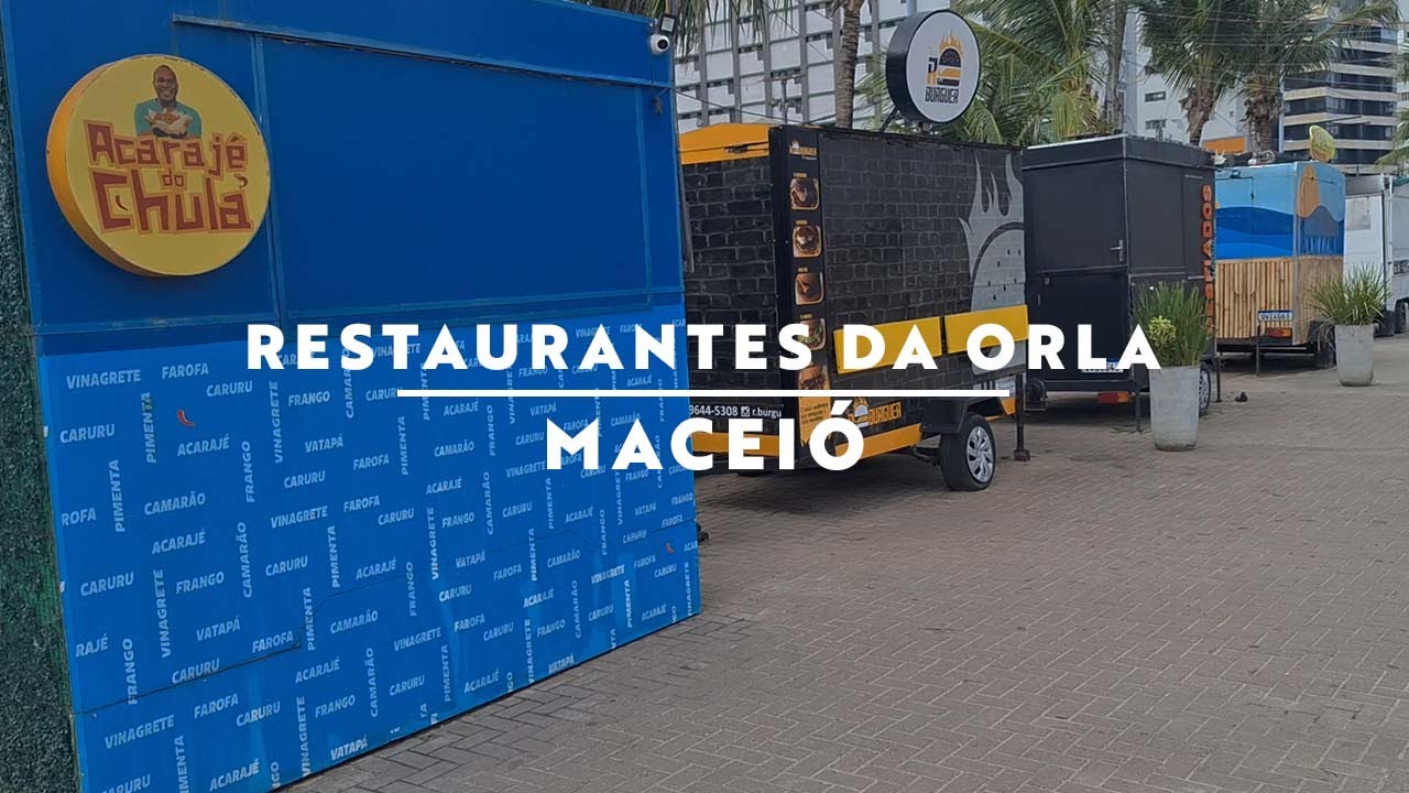 Restaurantes da Orla de Maceió | Restaurantes Próximos dos Hotéis | Pajuçara, Parte 2 #maceio