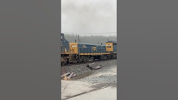 Slug & 4 Other Locomotives, CSX Train In Worthville, Kentucky, See Long Video, JawTooth shorts