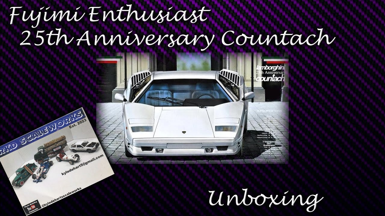 Fujimi Enthusiast - Lamborghini Countach 25th Anniversary