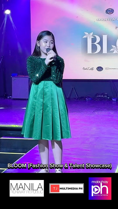 Aleia Payunan sings the Theme Song of Manila Runway Republic