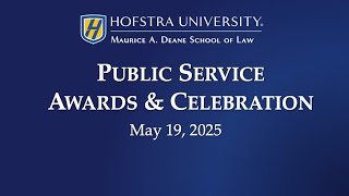 Class of 2025 Public Service Awards Celebration - May 19, 2025