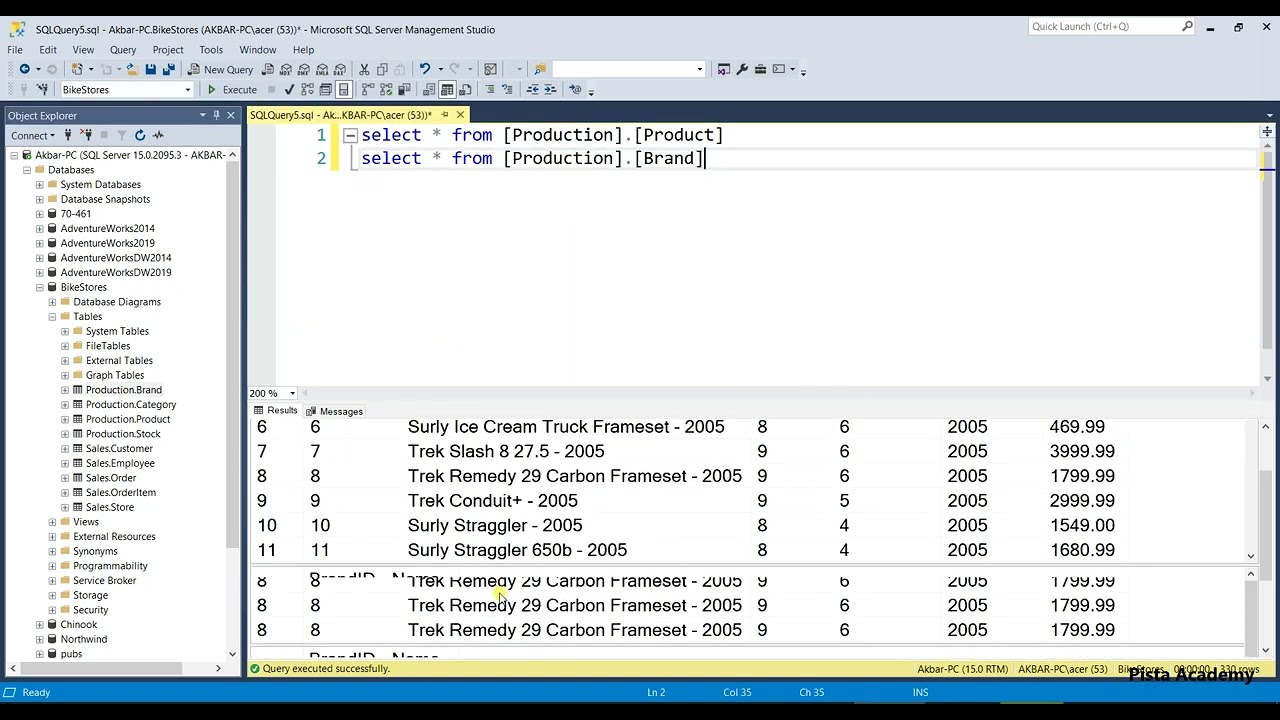 آموزش T-SQL - جلسه سی و پنج