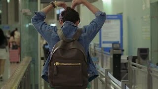 이진욱, 하지원에 목걸이 채워주고 ‘손하트’ 날리며 출국 @너를 사랑한 시간 20150815