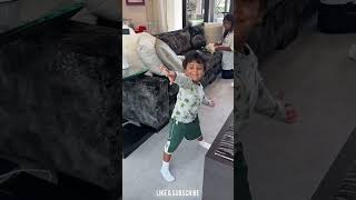 DJ Khaled’s Son Shows Him His Michael Jordan Jumpman Logo Stance