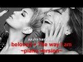 ayumi hamasaki - beloved + The way i am ~piano Version~【 lyrics subtitles】(Live streaming from FB)