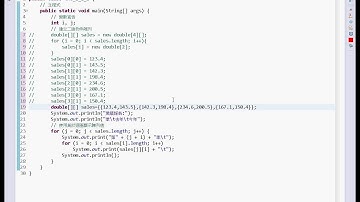 14 儲存業績的二維陣列範例6 2 2