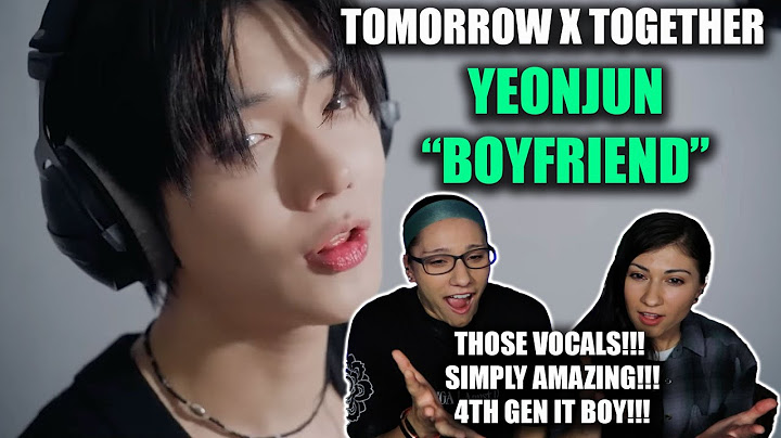 Sisters React to Yeonjun of TXT [MV] 연준 - Boyfriend / Official Music Video