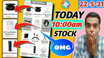 #GetApps 10:00am Stock | Mi Beard Trimmer &  Redmi Earbud S In Stock 😱 | Getapps Redeem Product