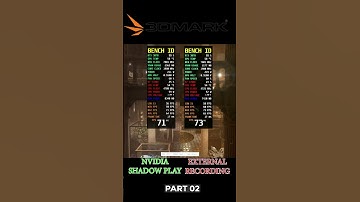 Nvidia ShadowPlay VS External 3DMark Part 2 #shorts