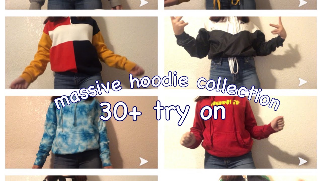 HOODIE COLLECTION 🤩 TRY ON ( i have an obsession) 🤭 YouTube