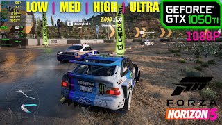 GTX 1050 Ti | Forza Horizon 5 - 1080p - Low, Medium, High, Ultra