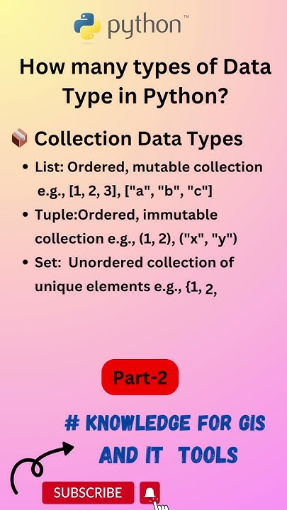Collection Data Type in Python #python #interview - YouTube